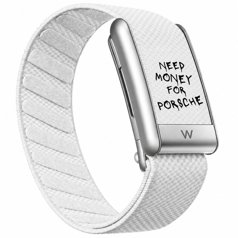 Need Money for Porsche — Blanc (Frame Silver)
